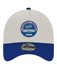 New Era Men's White/Royal Buffalo Bills Highmark Stadium Inaugural Season A-Frame 9FORTY Adjustable Hat