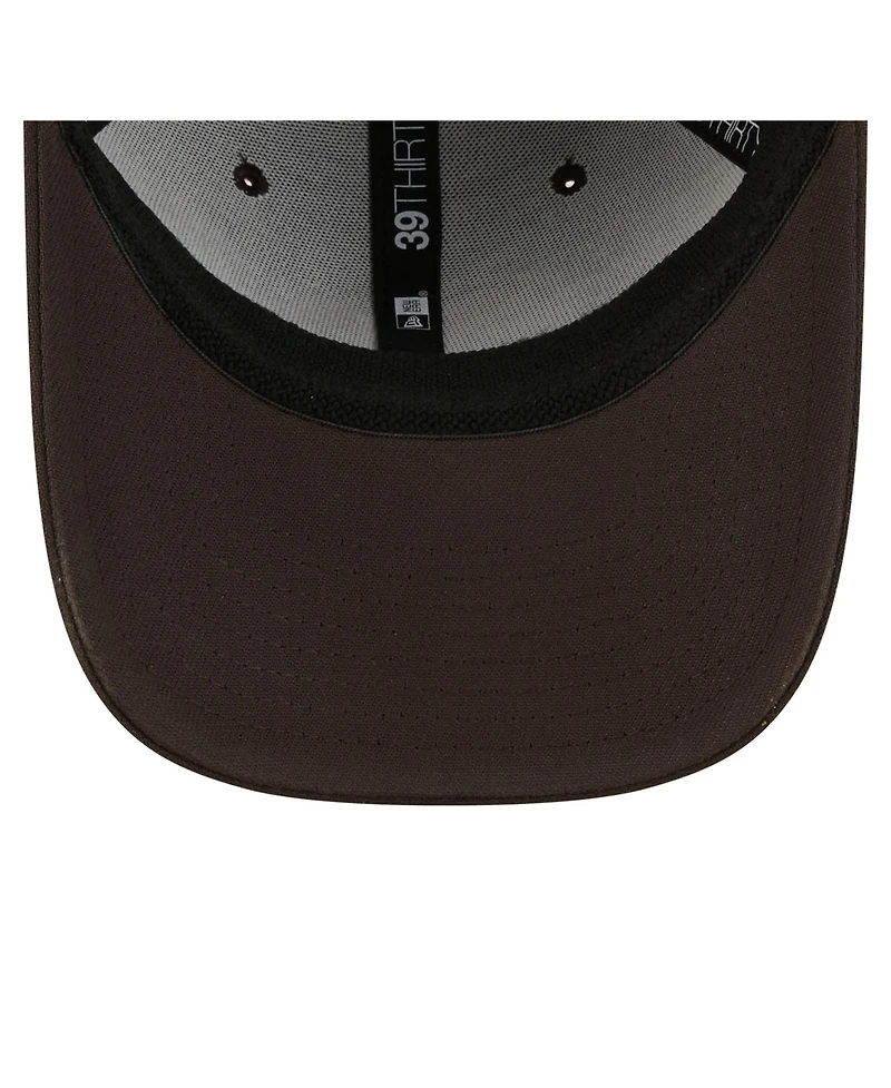 New Era Men's Brown Cleveland Browns Core Team 39THIRTY Flex Hat