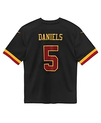 Nike Preschool Jayden Daniels Black Washington Commanders Alternate Game Jersey