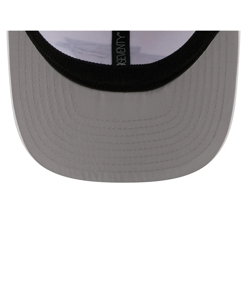 New Era Men's White Carolina Panthers Name Plate 9SEVENTY Adjustable Hat