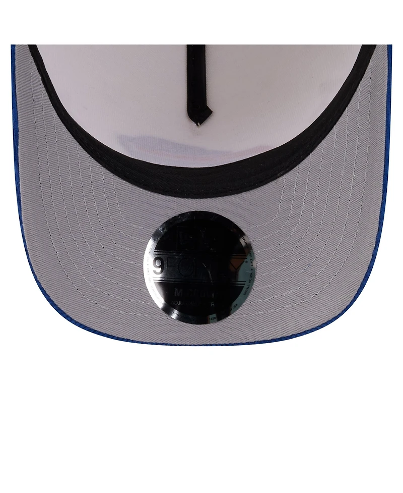 New Era Men's Cream/Royal Buffalo Bills Western 9FORTY A-Frame Adjustable Hat