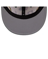 New Era Men's Cream Green Bay Packers Oversized Slogan 9FIFTY Snapback Hat