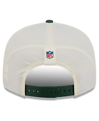 New Era Men's Cream/Green Green Bay Packers 2026 Nfl Training Camp 9FIFTY Snapback Hat