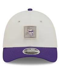 New Era Men's Cream/Purple Minnesota Vikings 2026 Nfl Training Camp 39THIRTY Flex Hat