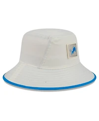 New Era Men's Cream Detroit Lions 2026 Nfl Training Camp Sport Bucket Hat