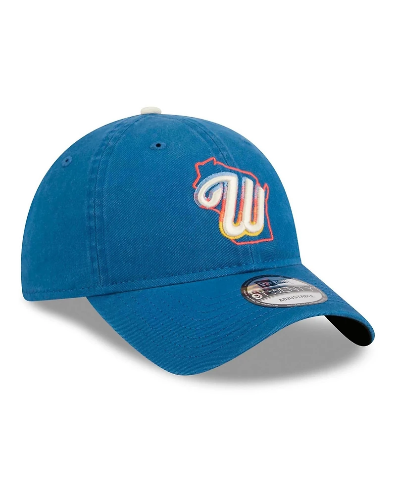 New Era Men's Blue Milwaukee Brewers 2026 City Connect 9TWENTY Adjustable Hat