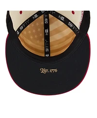 New Era Men's Cream/Red Minnesota Twins Usa 250 Fourth of July 59FIFTY Fitted Hat