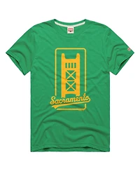 Homage Men's Green Athletics Tri-Blend Hyperlocal T-Shirt