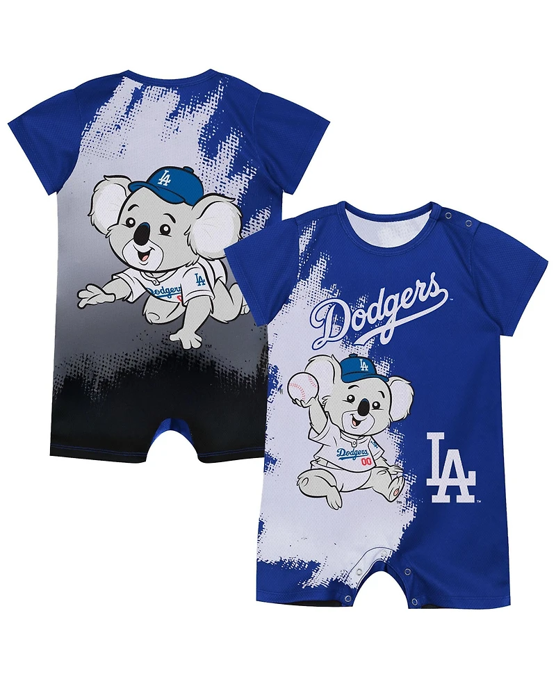 Outerstuff Baby Boys and Girls Blue Los Angeles Dodgers Mascot Bodysuit