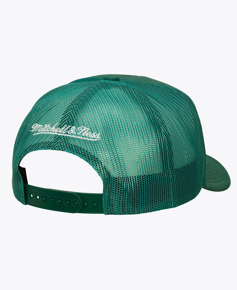 Mitchell & Ness Men's Teal Anaheim Ducks Head Coach Trucker Adjustable Hat