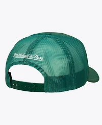 Mitchell & Ness Men's Teal Anaheim Ducks Head Coach Trucker Adjustable Hat