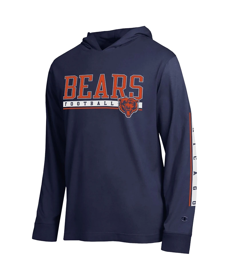 Champion Men's Navy Chicago Bears All Star Hooded T-Shirt