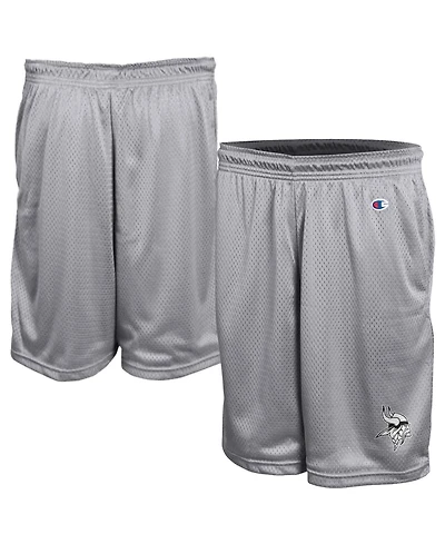 Champion Men's Gray Minnesota Vikings Classic Mesh Shorts