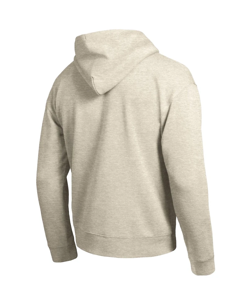 Champion Men's Oatmeal Milwaukee Brewers All Star Chenille Patch Hoodie
