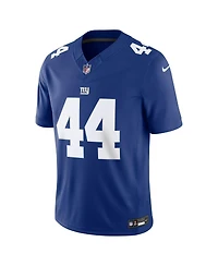 Nike Men's Cam Skattebo Royal New York Giants Vapor F.u.s.e. Stitched Limited Jersey