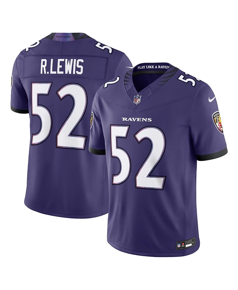 Nike Men's Ray Lewis Purple Baltimore Ravens Vapor F.u.s.e. Stitched Retired Limited Jersey