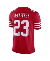 Nike Men's Christian McCaffrey Scarlet San Francisco 49ers Vapor F.u.s.e. Stitched Limited Jersey