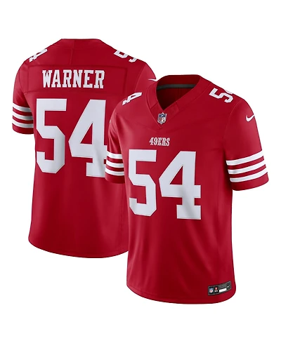 Nike Men's Fred Warner Scarlet San Francisco 49ers Vapor F.u.s.e. Stitched Limited Jersey