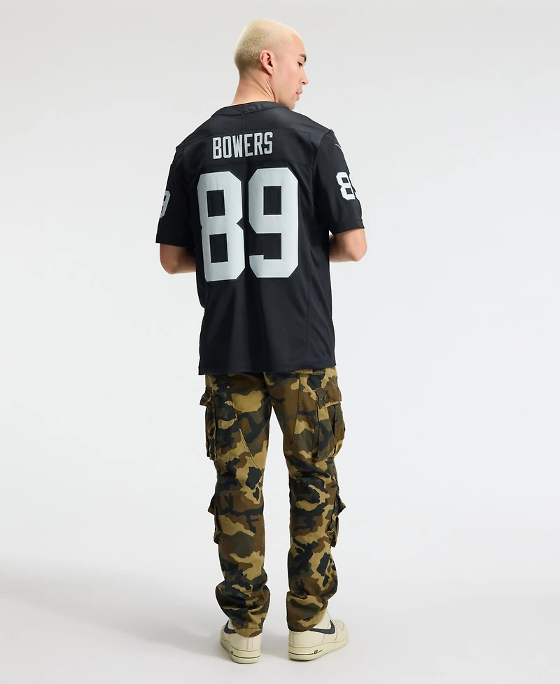 Nike Men's Brock Bowers Black Las Vegas Raiders Vapor F.u.s.e. Stitched Limited Jersey