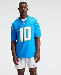Nike Men's Justin Herbert Powder Blue Los Angeles Chargers Vapor F.u.s.e. Stitched Limited Jersey