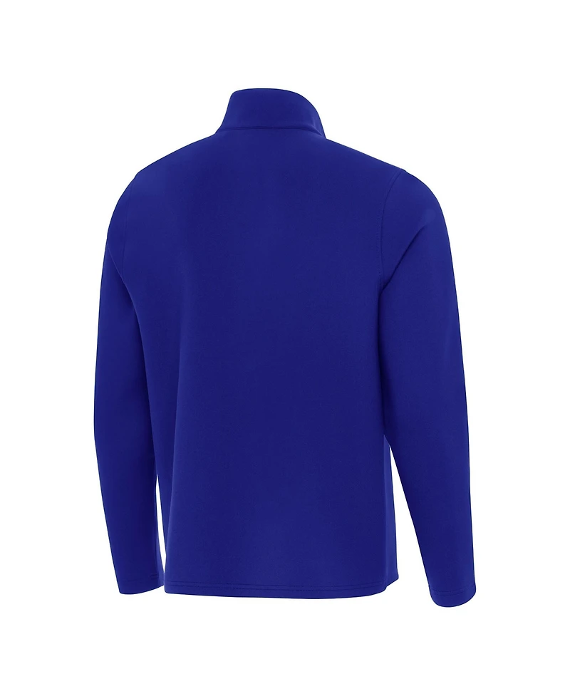 Antigua Men's Royal Los Angeles Dodgers 2025 World Series Insider Quarter-Zip Pullover Sweatshirt