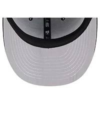 New Era Men's Black Colorado Avalanche Freedom Pre-Curved 59FIFTY Fitted Hat