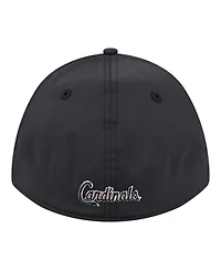 New Era Men's Black St. Louis Cardinals Metallic 39THIRTY M-Crown Flex Hat