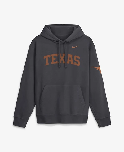 Nike Men's Anthracite Texas Longhorns 2026 Sideline Club Fleece Hoodie