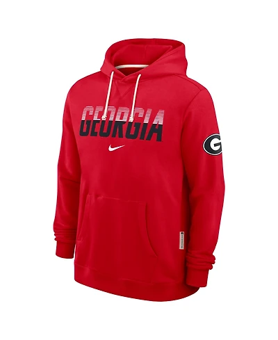 Nike Men's Red Georgia Bulldogs 2026 Sideline Standard Issue Dri-fit Hoodie