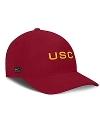 Nike Men's Crimson Usc Trojans Gameday Aerobill Swooshflex Dri-fit Hat