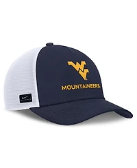 Nike Men's and Women's Navy West Virginia Mountaineers 2026 On-Field Gameday Trucker Hat