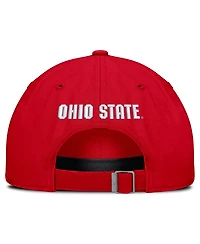 Nike Men's and Women's Scarlet Ohio State Buckeyes 2026 Sideline Club Adjustable Hat