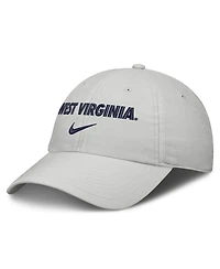 Nike Men's and Women's Gray West Virginia Mountaineers On-Field Gameday Adjustable Club Hat