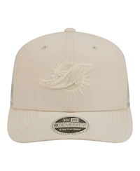 New Era Men's Cream Miami Dolphins Color Pack 9SEVENTY Adjustable Hat