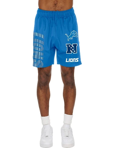New Era Men's Blue Detroit Lions Match Shorts