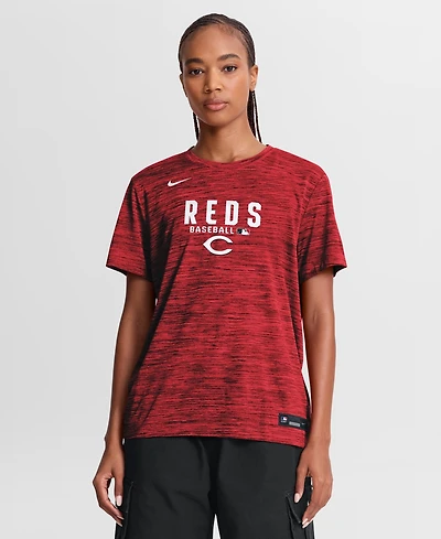 Nike Women's Red Cincinnati Reds Authentic Collection Velocity Dri-fit T-Shirt