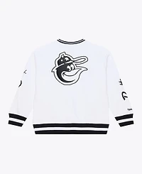 Mitchell & Ness Men's White Baltimore Orioles Arctic Fleece Sweatshirt