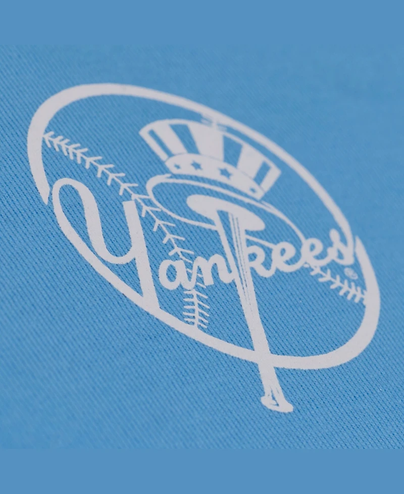 Mitchell & Ness Men's Light Blue New York Yankees Insignia Premium T-Shirt