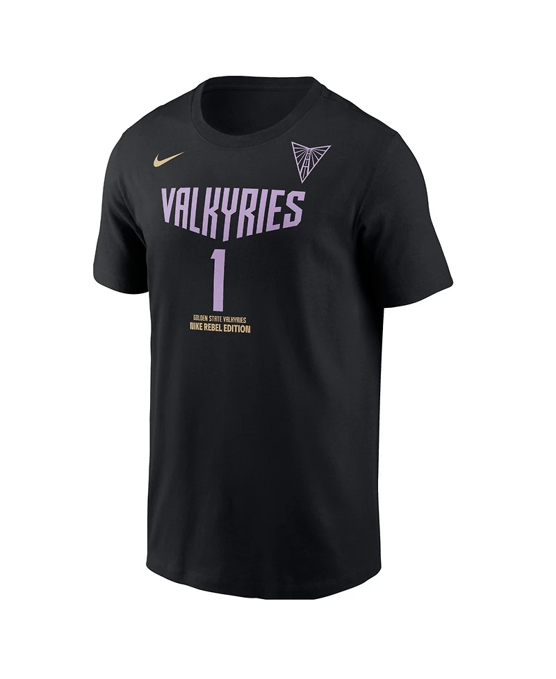 Nike Men's Gabby Williams Black Golden State Valkyries Name Number Rebel Edition T-Shirt
