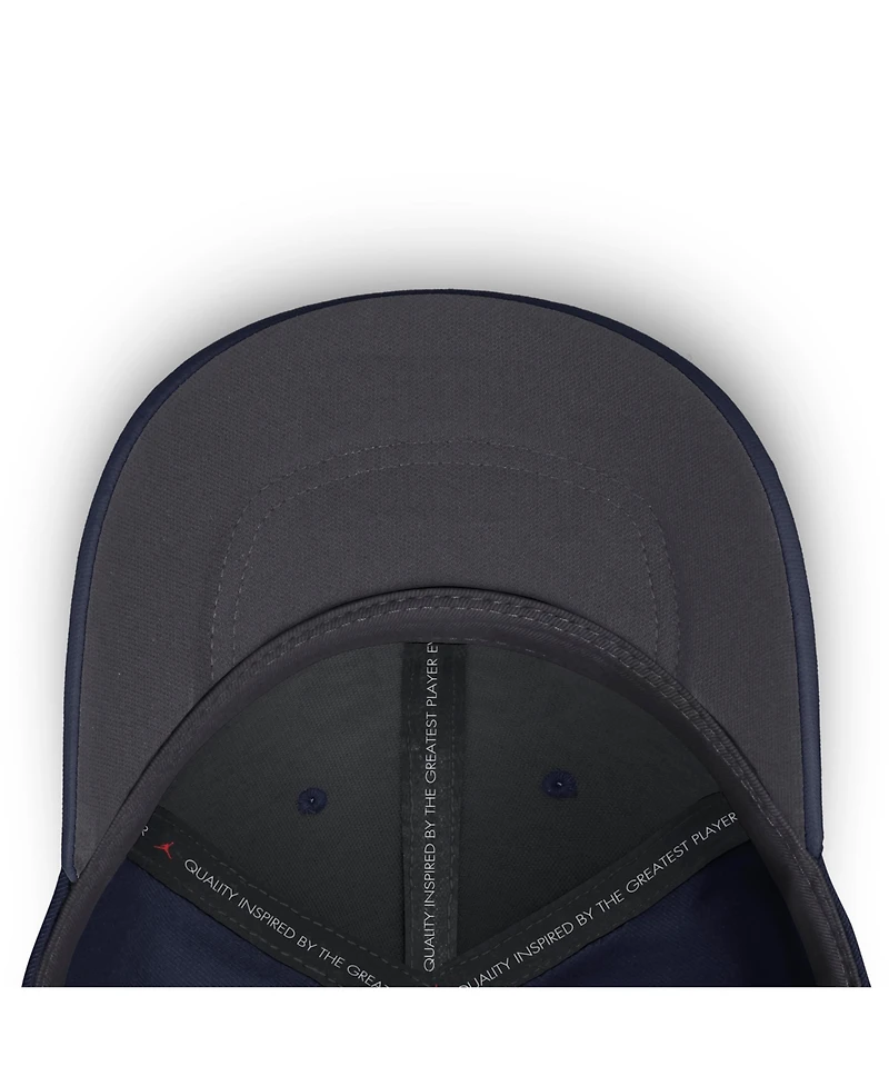 Jordan Men's Navy Michigan Wolverines Gameday Aerobill Swooshflex Dri-fit Hat