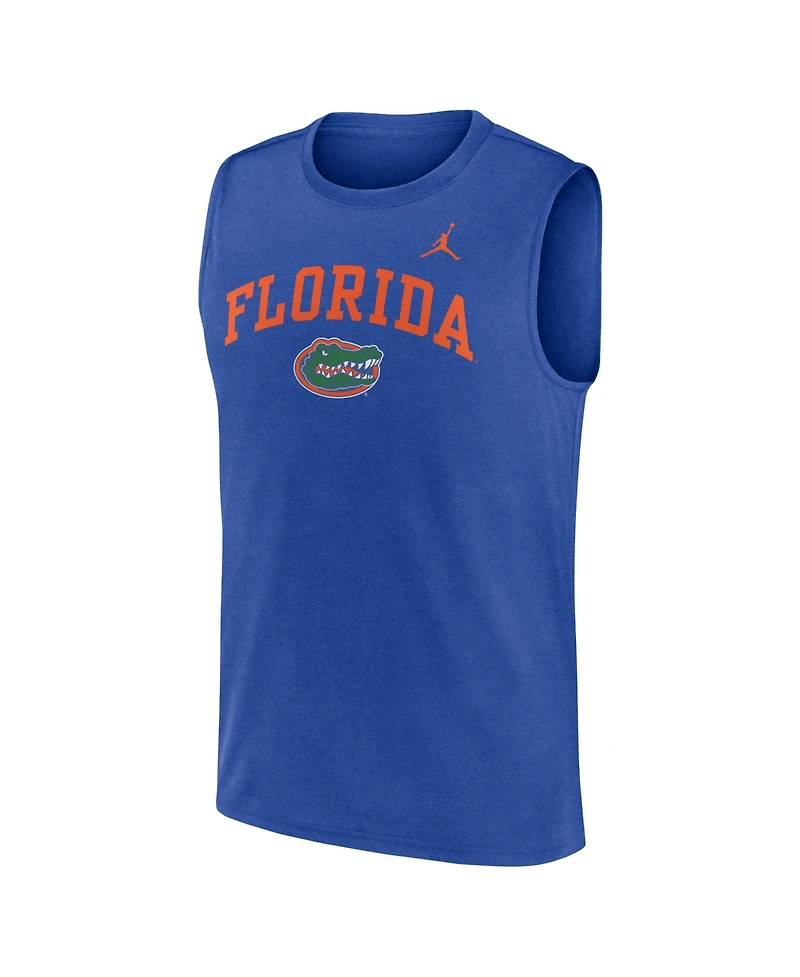 Jordan Men's Royal Florida Gators Primetime Legend Arch Dri-fit Muscle T-Shirt