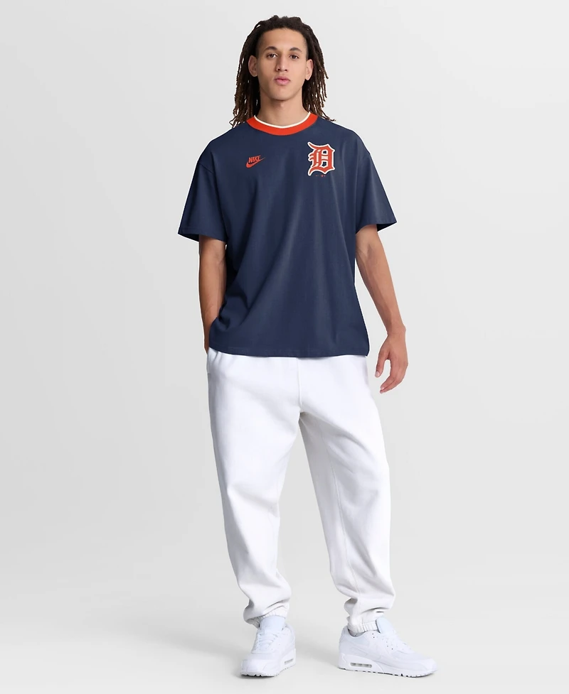 Nike Men's Navy Detroit Tigers Cooperstown Collection Ringer T-Shirt