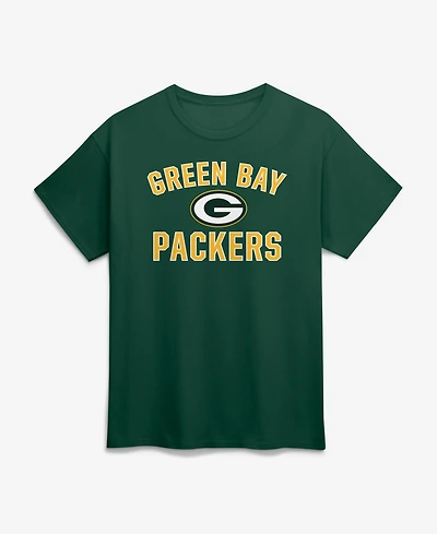 Logo Athletic Men's Green Bay Packers Cotton Victory Arch T-Shirt