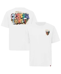 Sportiqe Men's and Women's x 2PAC California Love White Golden State Valkyries Pride Duke T-Shirt