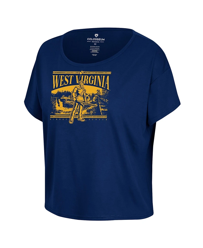 Colosseum Women's Navy West Virginia Mountaineers 2024 Fan T-Shirt