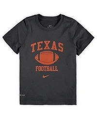 Nike Preschool Anthracite Texas Longhorns Retro Lockup Legend Performance T-Shirt