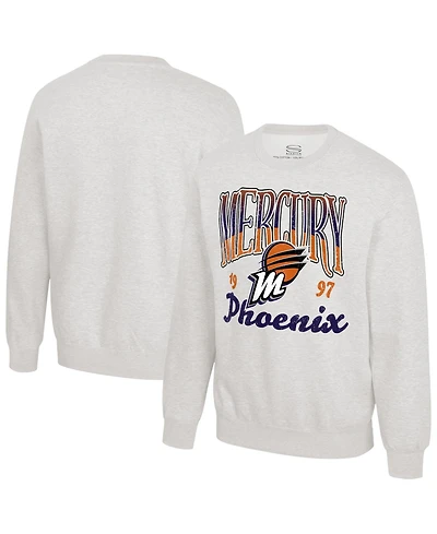 Stadium Essentials Men's and Women's Oatmeal Phoenix Mercury Sky High Fleece Crew Neck Sweatshirt