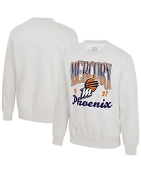 Stadium Essentials Men's and Women's Oatmeal Phoenix Mercury Sky High Fleece Crew Neck Sweatshirt