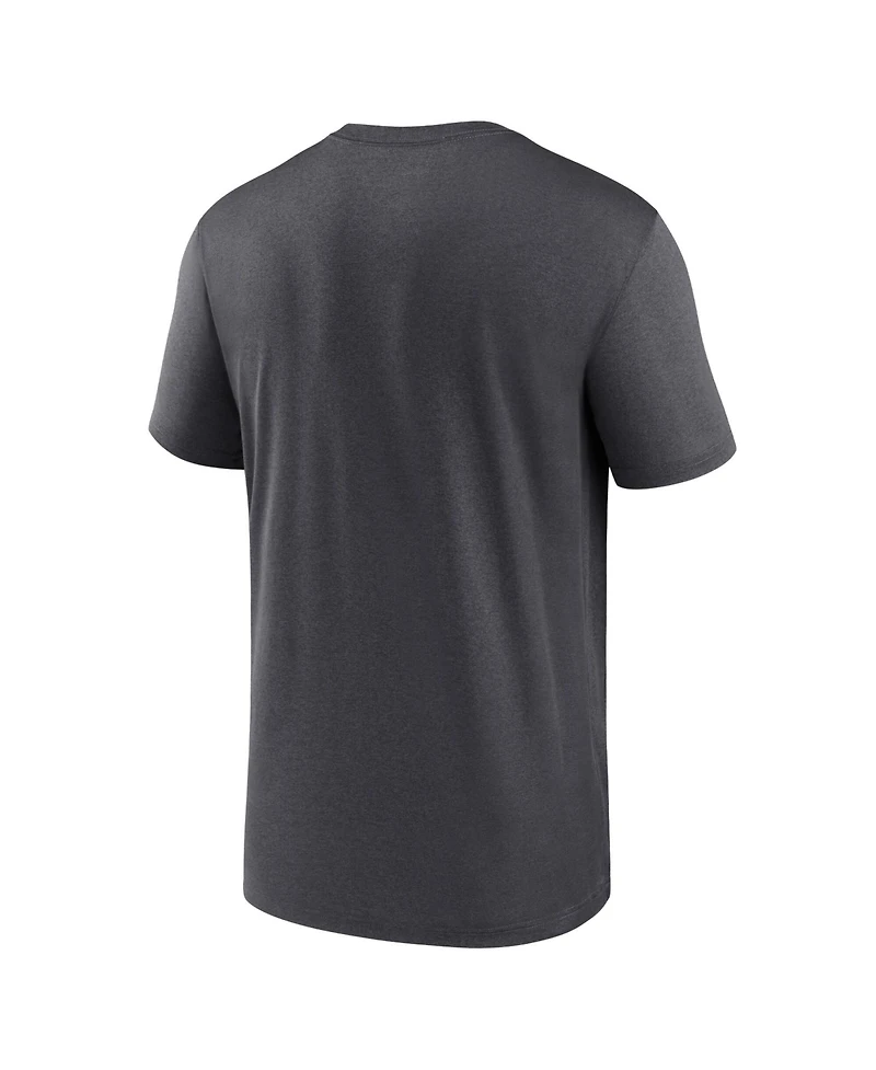 Jordan Men's Anthracite Oklahoma Sooners Primetime Legend Wordmark T-Shirt