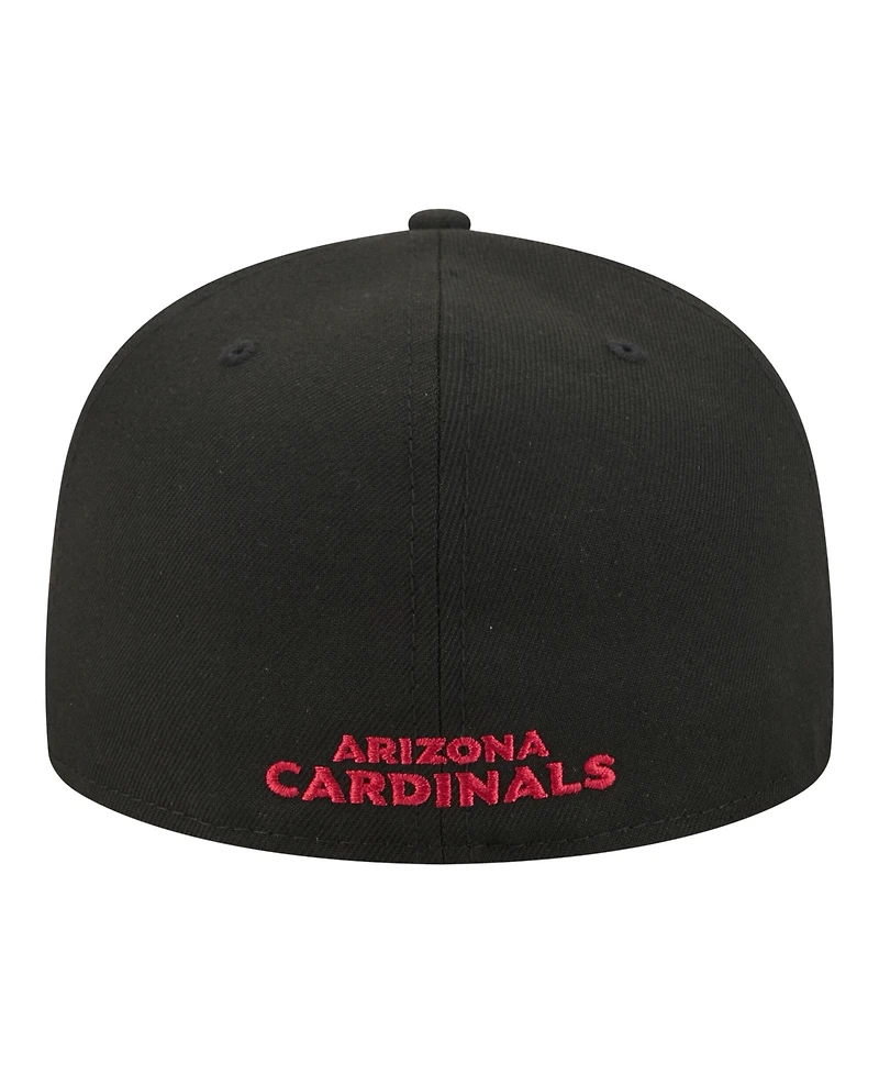 New Era Men's Black Arizona Cardinals 59FIFTY Fitted Hat